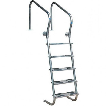 Лестница EASY ACCESS 304, 4-ступ., накл.-антислип, AISI 304, (в к-те с крепежом и пластк. закл.)