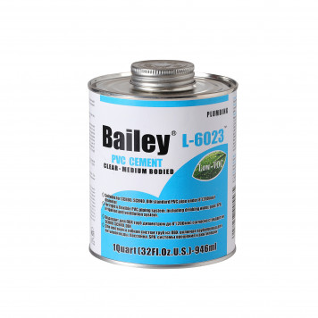 Клей для труб ПВХ Bailey L-6023 473 мл