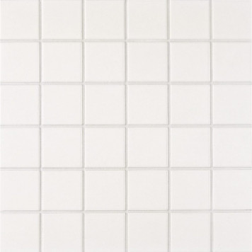 Мозаика серия Fresh 5,0 x 5,0 см Snow white Secura (противоскользящая R10/B)