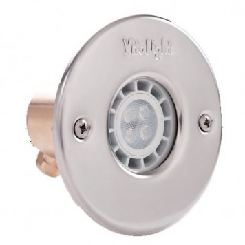 Прож. VitaLight MR16, 12 В AC, круг 110 мм, V4A, монох. 3000К, 2 м кабель 2x1,5 мм2, RG