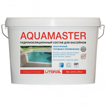 Гидроизоляция готовая LITOKOL AQUAMASTER, 10 кг