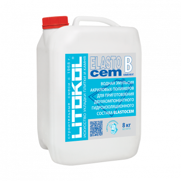 Гидроизоляция LITOKOL ELASTOCEM, ( компонент В), 8 кг