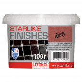 Добавка LITOKOL STARLIKE "RUSTY", (красный металлик), 100 г
