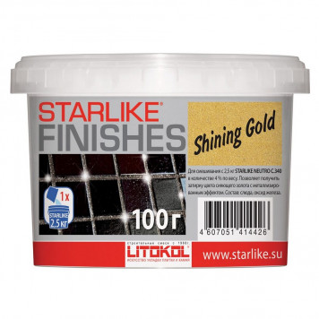  Добавка LITOKOL STARLIKE "SHINING GOLD", (золото), 100 г
