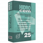 Гидроизоляция цементная LITOKOL HIDROCEM (ЛИТОКОЛ ГИДРОЦЕМ), 25 кг