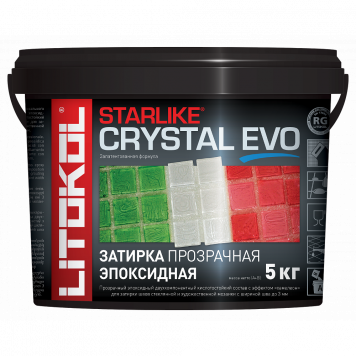 Затирочная смесь LITOKOL STARLIKE EVO S700 CRYSTAL, 5 кг
