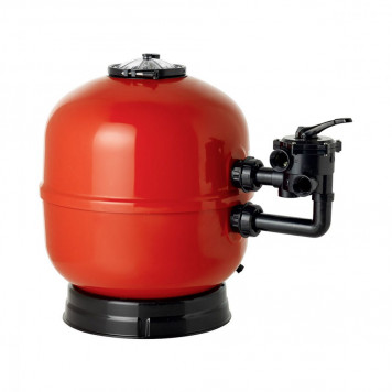 Фильтр песчаный OEM-P VIENNA, d=900 мм, с 6-поз. клапаном Praher 2" и манометром (красный)