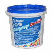 KERAPOXY DESIGN №111 серебристо-серый (старый 702), 2-х комп. эпоксид. герметик, 3 кг
