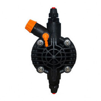 Стандартная головка из ПП для насосов серий DLX(B), BT, PKX 1–15 л/ч с ручным клапаном стравливания воздуха, Витон (Std)
